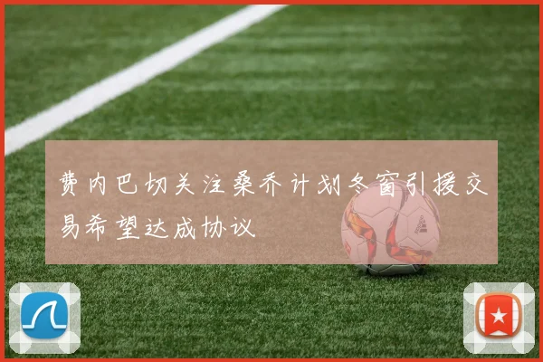 费内巴切关注桑乔计划冬窗引援交易希望达成协议